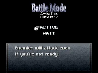 Choosing battle modes