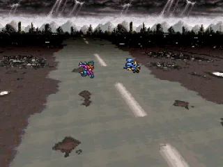 Intro trailer - mode 7 racing