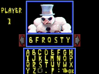 Here you can select and rename your character.