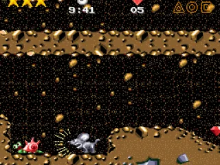 Oozy attacks with a roar - the shells of these snails bounce off after you hit them