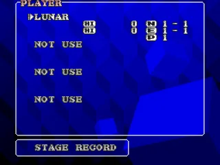 Picking a save file.