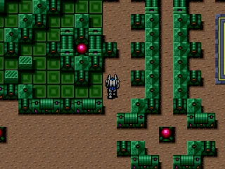 In a greenish dungeon