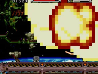 Cybernator does explosions in a big way