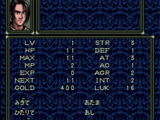 Character information