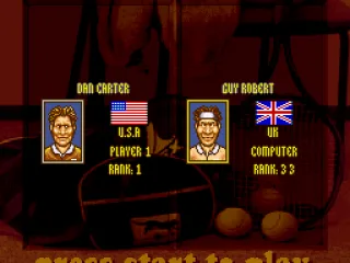 Choose a tennis player