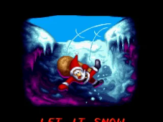 Just bounce of the ground, Santa!