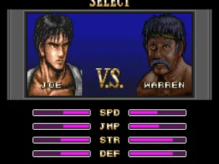 Single player opponent selection. Here you can compare how strong you and your future oponnent are, so you can choose the weakest (or anyone else).