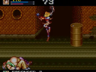 Iyo's spinning move gives her some breathing room.