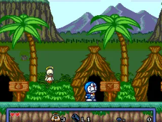 Prehistoric age. Later, you'll be able to buy stuff in those shops