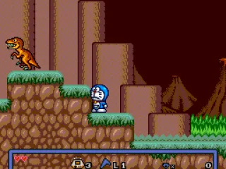 This dinosaur doesn't look very friendly...