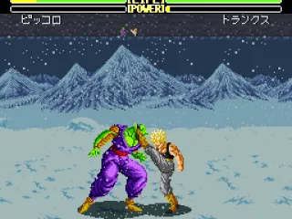 Piccolo getting a kick to the head