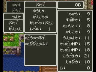 Character information