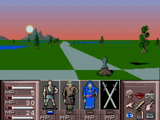 This is real internal clock. When we were approaching crossroads, the sun set behind the mountains