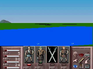 You are mighty enough to cast magi spells and to kill trolls, but you just can't swim. What an end for the brave warriors...