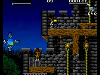 Fetching another puzzle piece above the castle