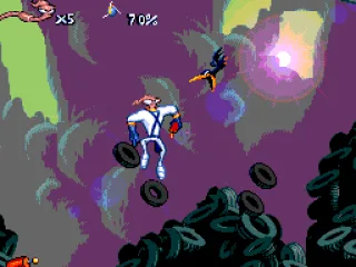 Jumping on tires, enjoying the sunset...