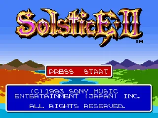 Title screen (Japanese version)