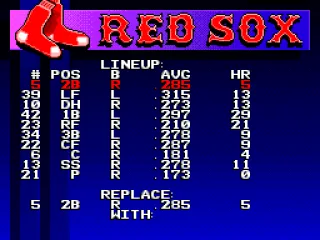 Looking at the Red Sox lineup