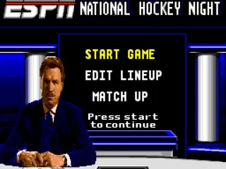 Options before the game begins.