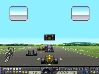 On the starting grid