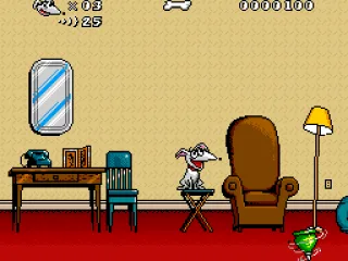 Sitting on top of a tray