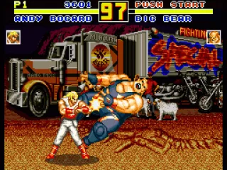 Australia: Andy Bogard vs. Big Bear