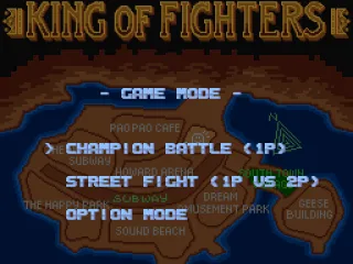 Select your mode of play