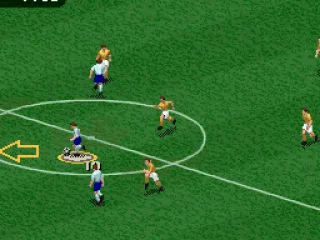 The SNES version feature a pass/shoot strength indicator