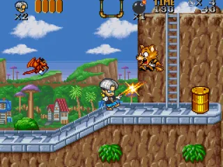 All sorts of unique enemies show up in each stage.