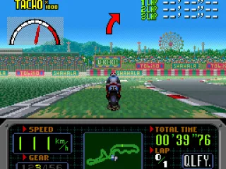 The arrow tells that a curve is up ahead