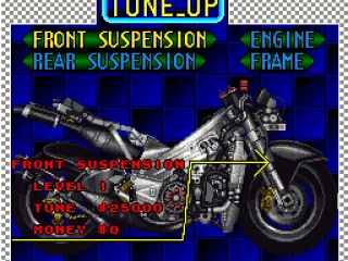 Tune up screen