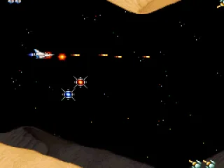 The blue pickup destroys all enemies on screen