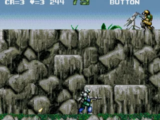 An enemy firing from above