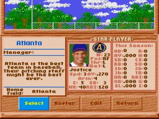 Select your star player