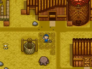 The life of a farmer: Planting seeds on newly plowed soil.