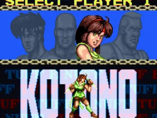 Character selection.