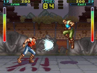 Just like Ryu and Ken, Syoh and Zazi can perform same moves