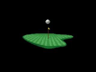 The intro sequence, involving a picture-perfect chip-in.