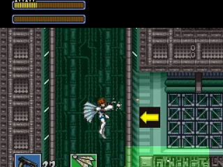 Floating with Iria's wing upgrade.