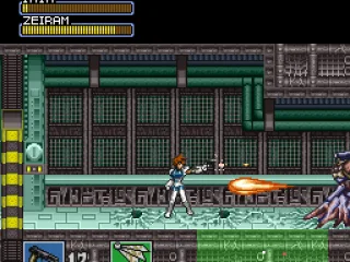 When you track down Zeiram he'll shoot fireballs and lasers at you while sticking his tentacles through the floor.