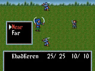 Boss battle against Nobunaga soldiers. You can choose near or far attacks