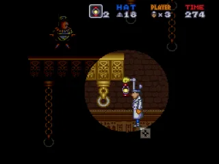 Use the lamp so Gadget can see in the dark