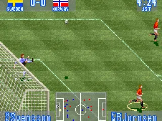 The goal keeper have a excellent shoot!