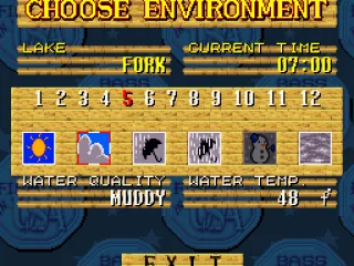 Choose the month and the weather conditions