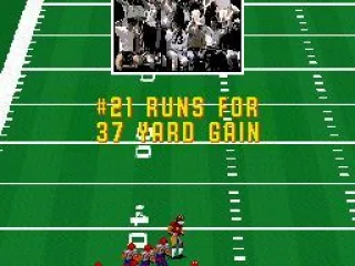 The crowd cheer a successful play