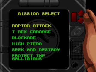 The nifty mission selector.