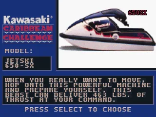 Select a jet-ski