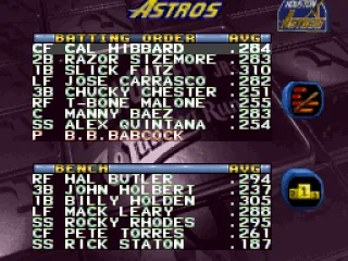 Don't like your line up? Call a time out and make some changes!