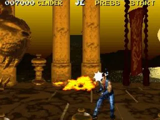 Human torch Cinder burns Jago