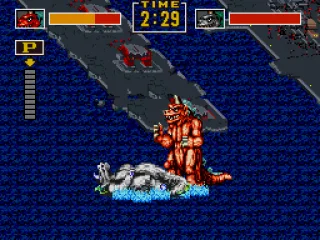 A change of colour indicates an increase of power